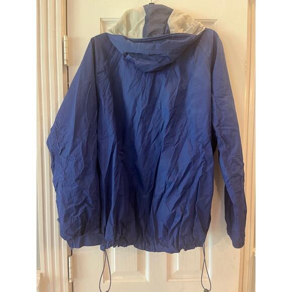 VTG LL BEAN FULL ZIP NYLON RAIN JACKET COAT WOMEN XL HIKING OUTDOOR LIGHTWEIGHT - Picture 3 of 14